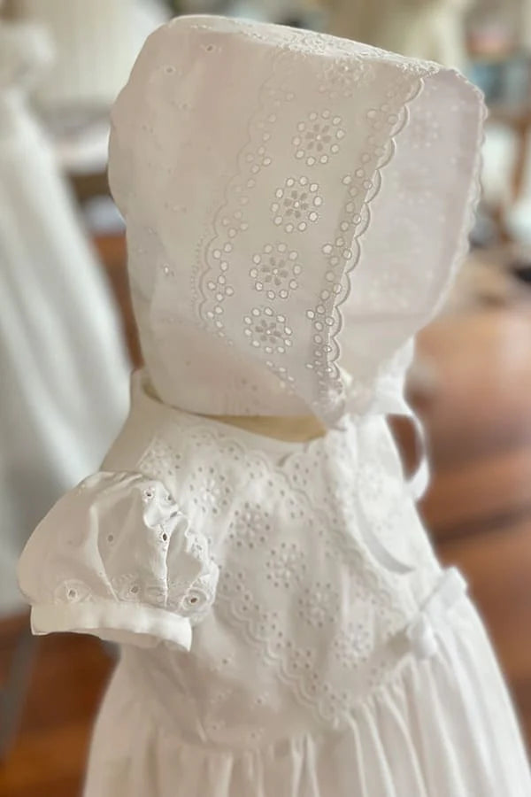 Bonnet de baptême Constance