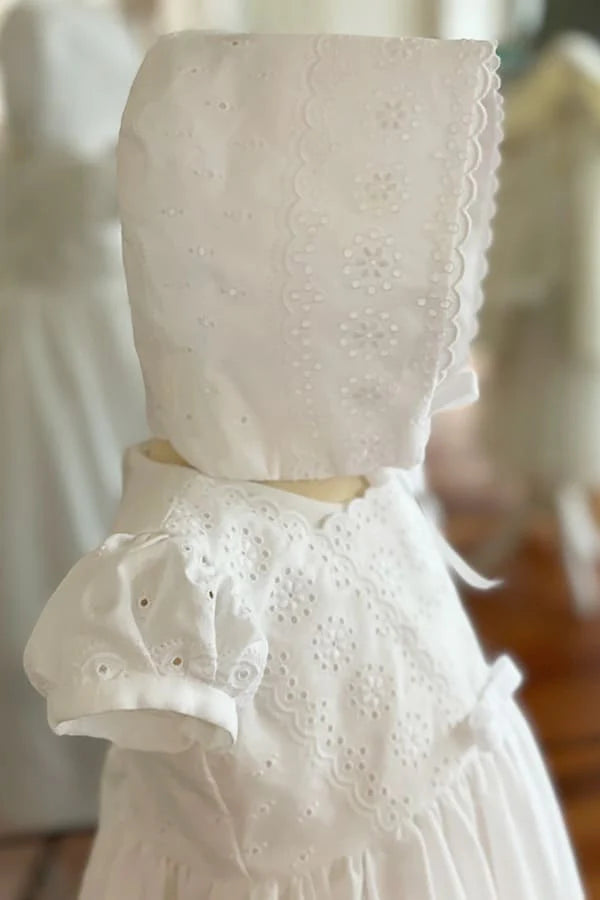 Bonnet de baptême Constance